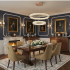 Candelabru Cristal, KENSINGTON Magno, 111W, Auriu, 2 elemente, Inaltime reglabila, Lumina Calda/Rece/Neutra [3]