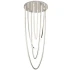 Candelabru LED cu Telecomanda, VEIL, Diametru 80 cm, Inaltime 200 cm, Lumina Rece/Neutra/Calda, Dimabila, Argintiu, Cristal, Metal [3]