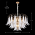 Candelabru Cristal MURANO Regalis 17xE14, D80 cm, Alb, Inaltime Reglabila, Metal si Cristal [4]