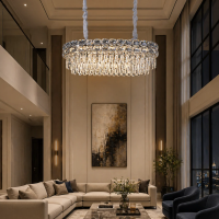 Candelabru Cristal LUCENT Regalis 28xE14, 85x35 cm, Auriu, Inaltime Reglabila, Metal si Cristal Candelabru Cristal LUCENT Regalis 28xE14, 85x35 cm, Auriu, Inaltime Reglabila, Metal si Cristal