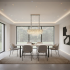 Candelabru Cristal LUCENT Regalis 28xE14, 85x35 cm, Auriu, Inaltime Reglabila, Metal si Cristal [3]