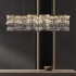 Candelabru Cristal LED cu Telecomanda WAVE Imperio, 81W, 100cm, Crom Lucios, Lumina Calda/Rece/Neutra, Inaltime Reglabila, Lumina Dimabila, Metal si Cristal [3]