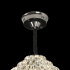 Candelabru Cristal Opal cu telecomanda, 110W, Diametru 35 cm, 3000K/4000/6000K, Crom Lucios, Inaltime Reglabila [3]