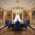 Candelabru Cristal ACE Regalis 22xE14, Diametru 80cm, Inaltime 40cm, Auriu Lucios, Inaltime Reglabila, Design Elegant [3]