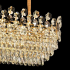 Candelabru Cristal FLORENCE Imperio 10x E14, 90cm, Auriu Lucios, Inaltime Reglabila [4]