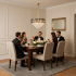 Candelabru Cristal AURUM Eleganza 9xE14, Diametru 50cm, Inaltime 35cm, Auriu Lucios, Inaltime Reglabila, Design Elegant [4]