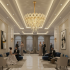 Candelabru Cristal FLEUR Magno 12xE14, Diametru 60cm, Inaltime 45cm, Auriu Lucios, Inaltime Reglabila, Design Elegant [3]