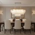 Candelabru Cristal MURANO Supremo 10xE14, 100x40 cm, Auriu, Inaltime Reglabila, Metal si Cristal [2]