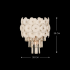Aplica tip candelabru cristal PETAL 3xE14, 28 cm, Auriu, Inaltime Reglabila, Metal si Cristal [4]