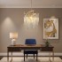 Candelabru Cristal TWEEZE Nobile, 6xE14, D40 cm, Auriu, Metal si Cristal [3]
