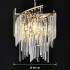 Candelabru Cristal TWEEZE Nobile, 6xE14, D40 cm, Auriu, Metal si Cristal [4]