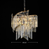 Candelabru Cristal TWEEZE Eleganza, Φ50cm, 9xE14, Auriu, Metal si Cristal [4]