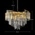 Candelabru Cristal TWEEZE Regalis, Φ80cm, 16xE14, Auriu, Metal si Cristal [3]