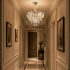 Candelabru Cristal VALMONT Nobile 6xE14, D40 cm, Auriu, Inaltime Reglabila, Metal si Cristal [4]