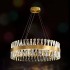 Candelabru LED CASERTA Regalis cu Telecomanda, 95W, Dimabil, Diametru 80cm, Auriu [2]