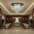 Candelabru LED Cristal MAGE Eleganza, 26W, Lumina Calda/Neutra/Rece, Diametru 50cm, Crom Lucios [3]