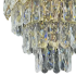 Candelabru Cristal WINDSOR Petito 3xE14, Diametru 29cm, Auriu Lucios, Inaltime Reglabila, Metal si Cristal [2]