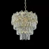 Candelabru Cristal WINDSOR Petito 3xE14, Diametru 29cm, Auriu Lucios, Inaltime Reglabila, Metal si Cristal [3]