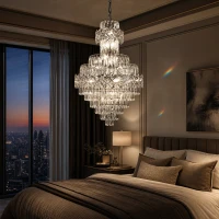 Candelabru Cristal WINDSOR Grande Supremo 14xE14, Diametru 60X90cm, Crom Lucios, Inaltime Reglabila Candelabru Cristal WINDSOR Grande Supremo 14xE14, Diametru 60X90cm, Crom Lucios, Inaltime Reglabila