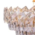 Candelabru Cristal WINDSOR Supremo 10xE14, Diametru 80cm, Auriu Lucios, Inaltime Reglabila [4]