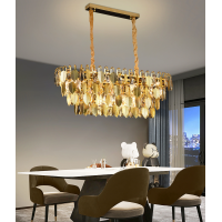 Candelabru Cristal VENARIA 12x E14, 80cm, Auriu Lucios, Inaltime Reglabila Candelabru Cristal VENARIA 12x E14, 80cm, Auriu Lucios, Inaltime Reglabila