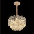 Candelabru Cristal FONTAINEBLEAU Eleganza, 9x E14, Diametru 45cm, Auriu, Inaltime Reglabila [2]