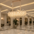 Candelabru Cristal CROWN Supremo 11xE14, Dimensiune 80x30 cm, Inaltime 33 cm, Auriu Lucios, Inaltime Reglabila, Design Elegant [2]