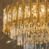 Candelabru Cristal HAMPTON Nobile 5xE14, Diametru 40cm, Auriu Lucios, Inaltime Reglabila [2]