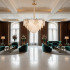 Candelabru Cristal LUXE Regalis, 21xE14, Diametru 80cm, Inaltime 45cm, Auriu Lucios, Inaltime Reglabila, Design Elegant [2]
