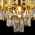 Candelabru Cristal BRAN Nobile 5xE14, Diametru 40cm, Auriu Lucios, Inaltime Reglabila [2]