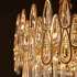 Candelabru Cristal ALHAMBRA Petito 3x E14, Diametru 30cm, Auriu Lucios, Inaltime Reglabila [4]