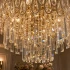 Candelabru Cristal ALHAMBRA Nobile 5x E14, Diametru 40cm, Auriu Lucios, Inaltime Reglabila [2]