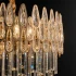 Candelabru Cristal ALHAMBRA Nobile 5x E14, Diametru 40cm, Auriu Lucios, Inaltime Reglabila [4]