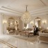 Candelabru Cristal KONIG Supremo, 24xE14, D100 cm, Auriu, Inaltime Reglabila, Metal si Cristal [4]