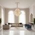 Candelabru Cristal KONIG Grande Supremo, 54xE14, D150 cm, Auriu, Inaltime Reglabila, Metal si Cristal [2]