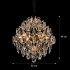 Candelabru Cristal KONIG Nobile, 5xE14, D40 cm, Auriu, Inaltime Reglabila, Metal si Cristal [4]