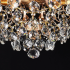 Candelabru Cristal CRYSTARA Nobile, 5x E14, Diametru 40cm, Auriu Lucios [2]