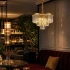 Candelabru Cristal CHAMBORD Petito 3xE14, Diametru 28cm, Auriu Mat [4]
