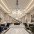 Candelabru Cristal PUBU Eleganza, 5x E14, Diametru 50cm, Crom [3]