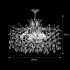Candelabru Cristal PROWES Magno, 10xE14, D60 cm, Crom Lucios, Inaltime Reglabila, Metal si Cristal [4]