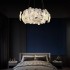 Candelabru Cristal LED, Cadenza Allegro 40W, Diametru 48cm, Inaltime reglabila, Auriu, Lumina Calda/Rece/Neutra 3000K/4000K/6000K, Metal si Cristal [3]