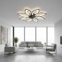 Lustra LED Ventilator ANEMO cu Telecomanda, 47W, D87cm, Lumina Rece/Neutra/Calda, Metal si Plastic, Negru [2]