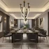 Candelabru Modern, LED, ARIA Largo, 31W, lumina Calda, Negru [3]
