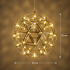 Candelabru Modern LED WELD Magno, 18W, Lumina Calda 3000K, Diametru 50cm, Inaltime Reglabila, Crom Lucios [4]