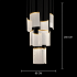Candelabru Cristal LED Alduino Auriu diametru 80cm Auriu Inaltime Reglabila [4]