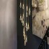 Candelabru Cristal LED Suspendat, 39W, Iustinian, Diametru 60cm, Inaltime Reglabila, Auriu, Metal si Cristal [4]