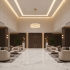 Lustra Cristal MAYON Magno, 60x60cm, 3000K/4000K/6000K, 160W, Metal si Acrilic, Auriu [3]