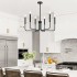 Lustra Metalic AVANT, tip Pendul cu brate, D63 cm Rotunda, 6xE14, Negru [3]