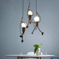 Lustra MODERNA, tip Pendul, FUNTASIA, Figurina, 3xE27, Inaltime Reglabila, Negru Lustra MODERNA, tip Pendul, FUNTASIA, Figurina, 3xE27, Inaltime Reglabila, Negru