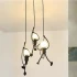 Lustra MODERNA, tip Pendul, FUNTASIA, Figurina, 3xE27, Inaltime Reglabila, Negru [4]